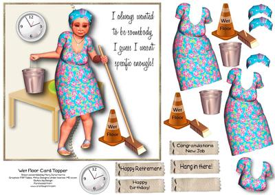 Wet Floor Card Topper 1