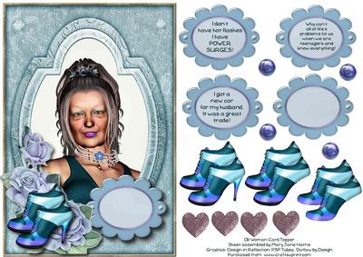 All Woman Card Topper 2