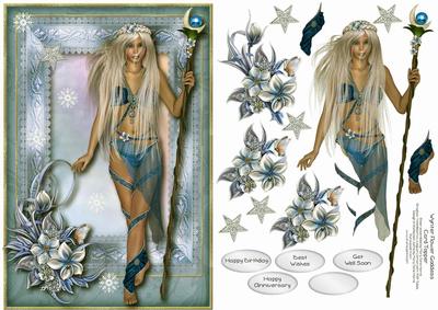 Wynter Flower Goddess Card Topper 2