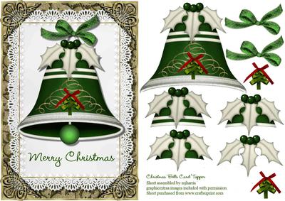 Bells of Christmas Card Topper