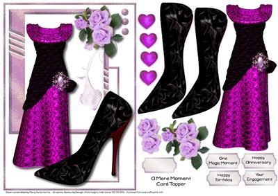 A Mere Moment Card Topper 2