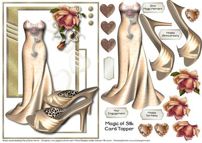 Magic of Silk Card Topper 3