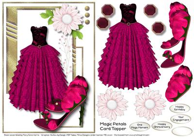 Magic Petals Card Topper 1