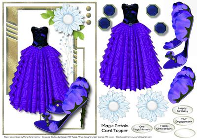 Magic Petals Card Topper 3