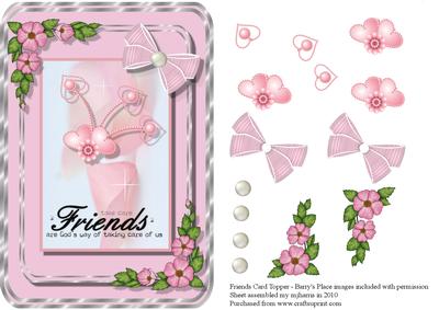 Friends Card Topper
