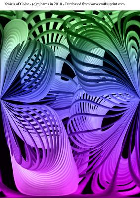 Swirls of Color Backing Paper