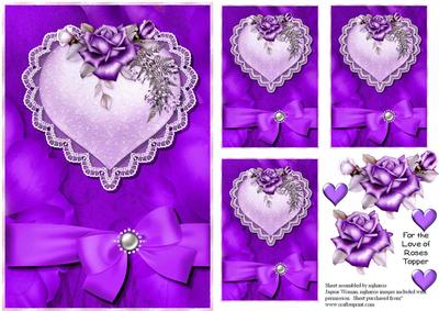 For the Love of Roses Topper 1