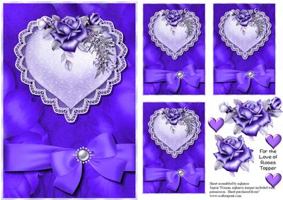 For the Love of Roses Topper 2