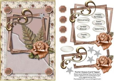Parlor Roses Card Topper 3
