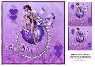 8x8 Be Mine Toppers 2