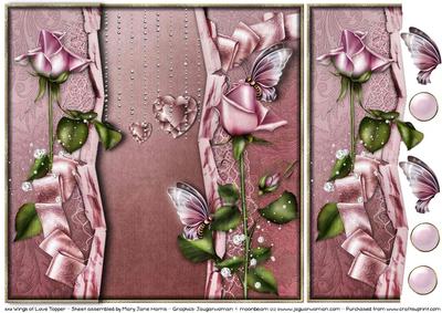 8x8 Wings of Love Topper