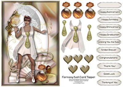Fantasy Ball Card Topper 2