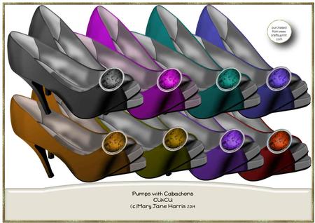 Pumps with Cabachons - Cu4cu