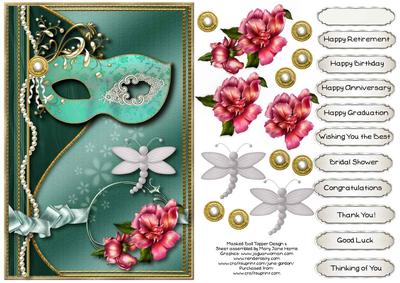 Masked Ball Topper - Design 6