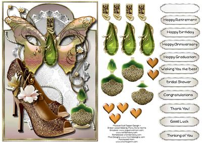Masked Ball Topper - Design 9