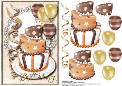 Celebration Topper Orange