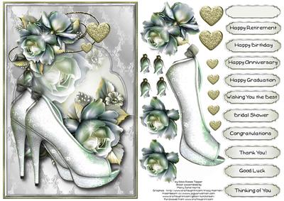 Icy Bliss Roses Topper 3
