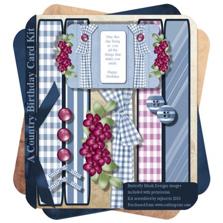 A Country Birthday Card Kit