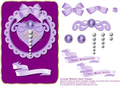 Loving Wishes Card Topper