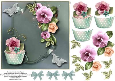 Cupcake Celebration Topper
