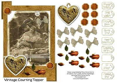 Vintage Courting Topper