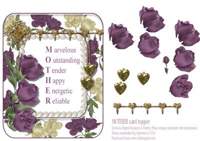 Mother Card Topper A