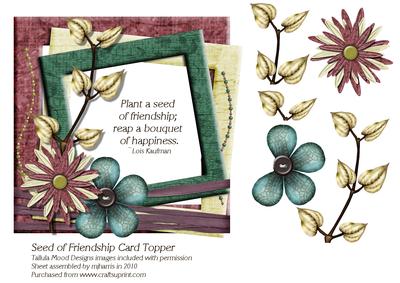Seed of Friendship Card Topper