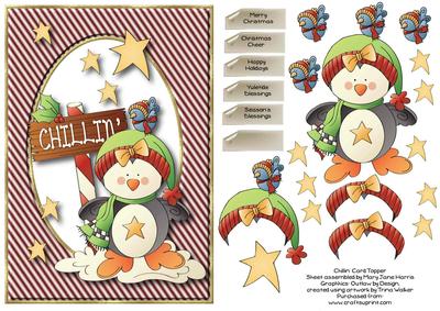 Chillin' Card Topper