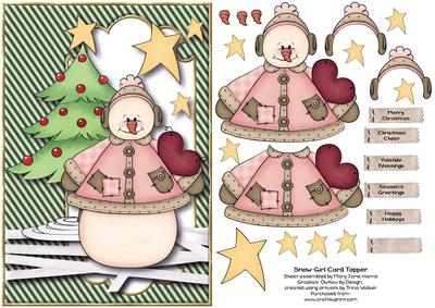 Snow-girl Card Topper