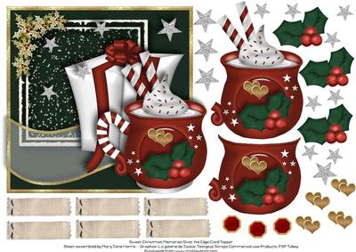 Sweet Christmas Memories Over the Edge Topper