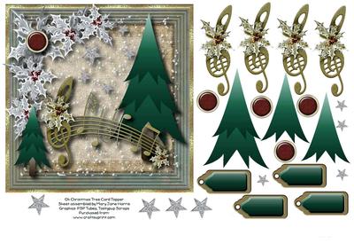 Oh Christmas Tree Card Topper