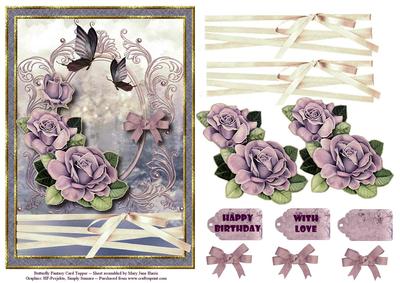 Butterfly Fantasy Card Topper 2