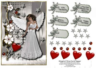 Angel of Mine Card Topper