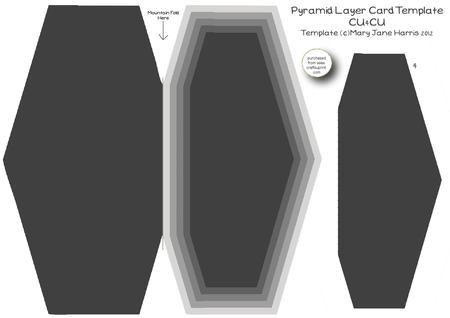 Pyramid Layer Card Template - Cu4cu