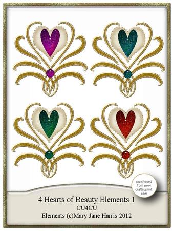 4 Hearts of Beauty Elements 1 - Cu4cu