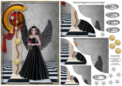 Mystical Magical Fantasy Card Topper