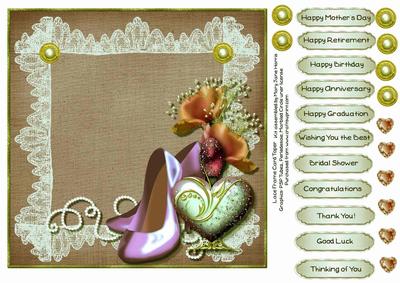 Lace Frame Card Topper 2