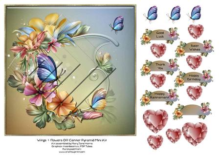 Wings & Flowers Off-center Pyramid Mini Kit
