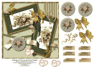 Collage of Memories Card Topper 3