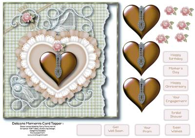 Delicate Moments Card Topper 2