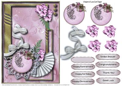 Whispers of Love Card Topper 1
