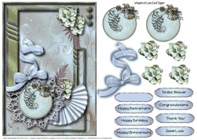 Whispers of Love Card Topper 2