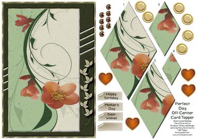 Perfect Day Off-center Pyramid Card Topper 1