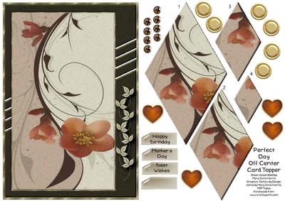 Perfect Day Off-center Pyramid Card Topper 2