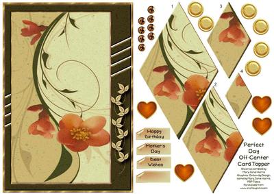Perfect Day Off-center Pyramid Card Topper 3