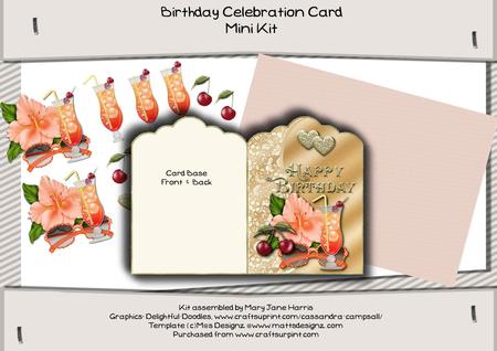 Birthay Celebration Card Mini Kit