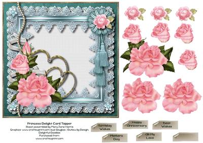 Princess Delight Card Topper 1