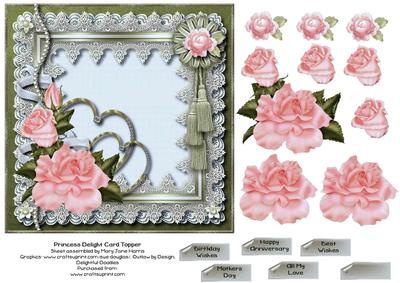 Princess Delight Card Topper 2