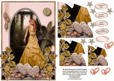 Sweet Dreams Card Topper 3