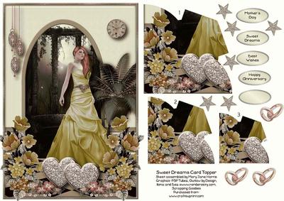 Sweet Dreams Card Topper 4